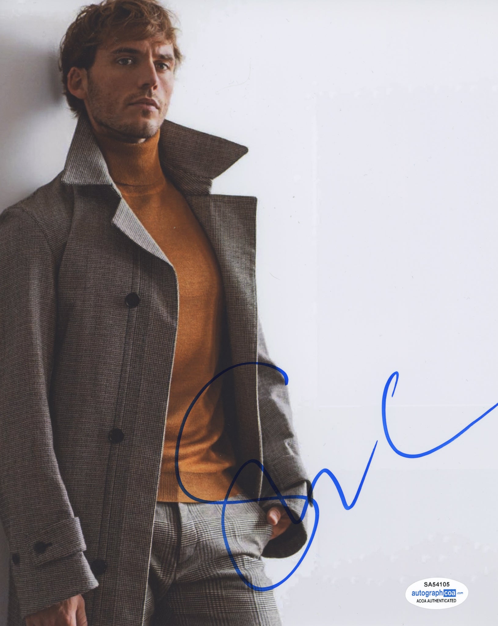 Sam Claflin Me Before You Signed Autograph 8x10 Photo ACOA