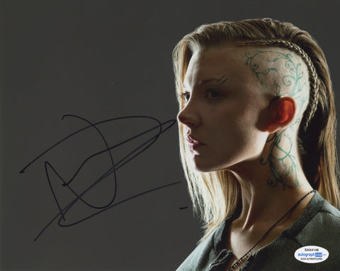 Natalie Dormer Hunger Games Signed Autograph 8x10 Photo ACOA