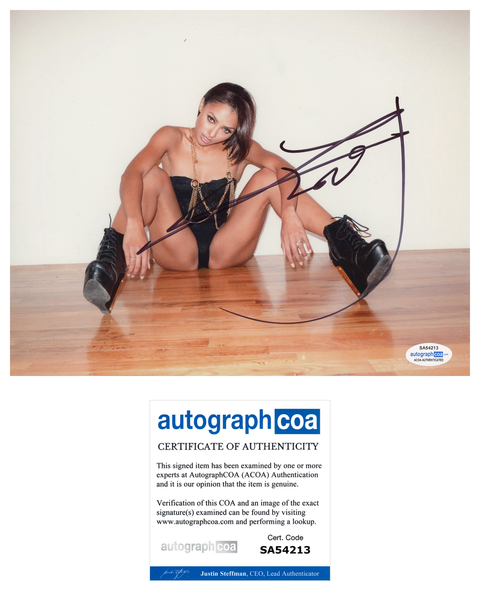 Kat Graham Vampire Diaries Sexy Signed Autograph 8x10 Photo ACOA