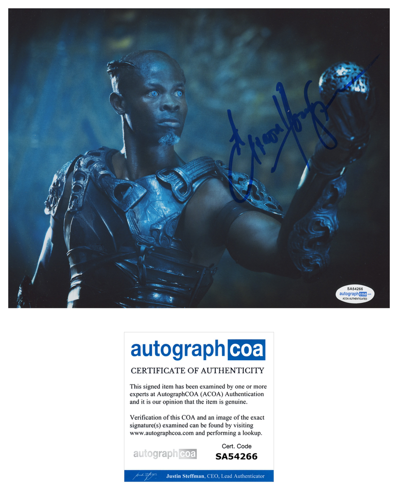 Djimon Hounsou Guardians Of The Galaxy Signed Autograph 8x10 Photo Acoa