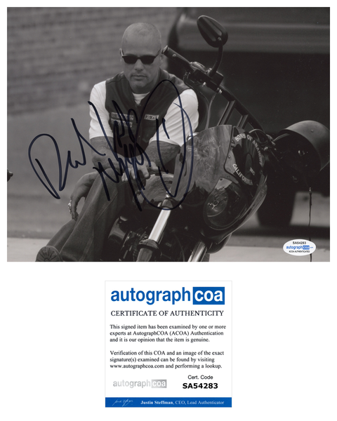 David Labrava Sons of Anarchy Signed Autograph 8x10 Photo ACOA