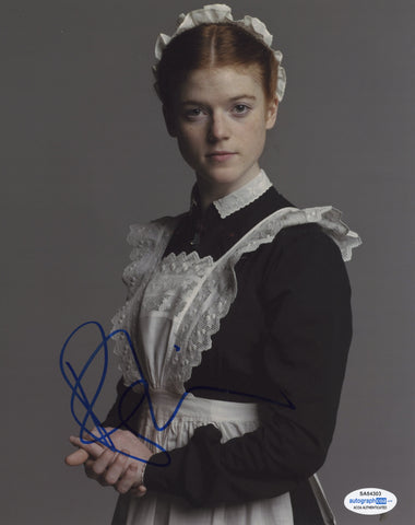 Rose Leslie Downton Abbey Signed Autograph 8x10 Photo ACOA