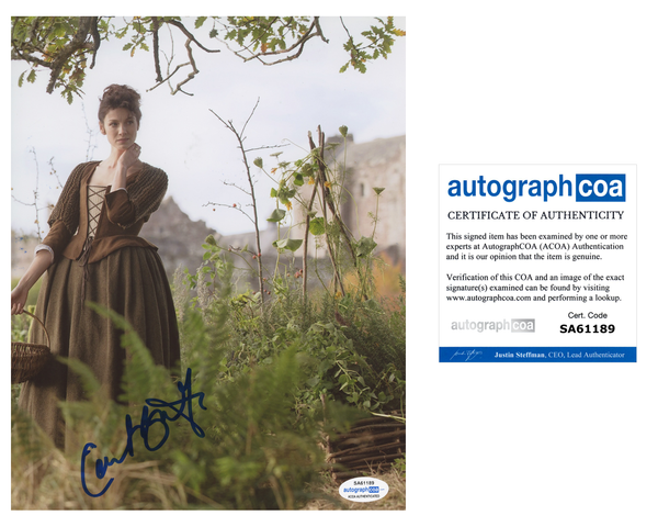 Caitriona Balfe Outlander Signed Autograph 8x10 Photo ACOA Claire Fraser