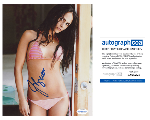 Jordana Brewster Fast and Furious Signed Autograph 8x10 Photo ACOA