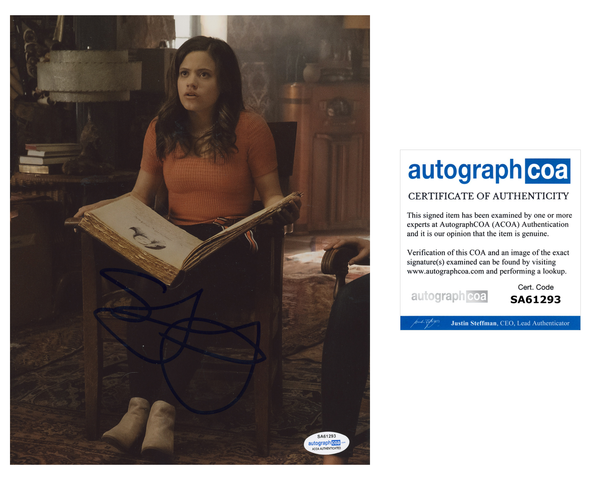 Sarah Jeffery Charmed Sexy Signed Autograph 8x10 Photo ACOA