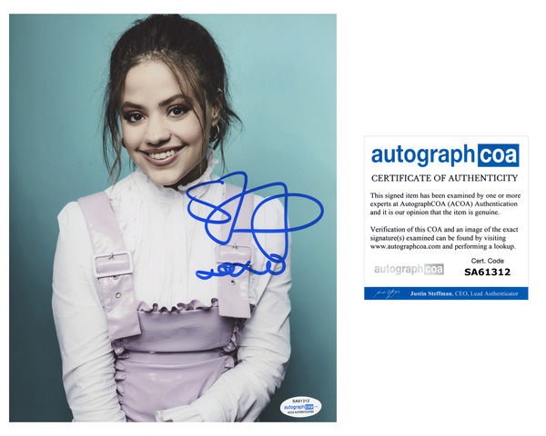 Sarah Jeffery Charmed Sexy Signed Autograph 8x10 Photo ACOA