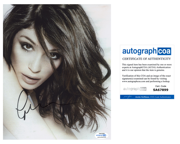 Gemma Arterton Bond Quantum of Solace Signed Autograph 8x10 Photo ACOA