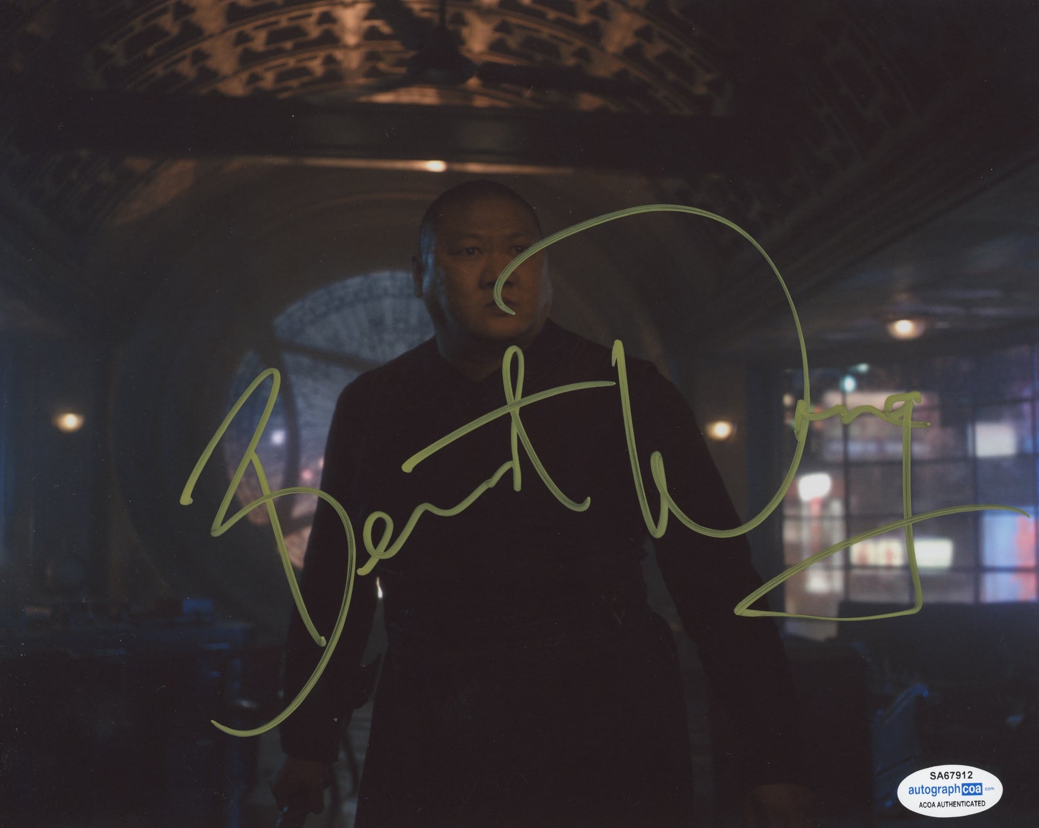 Benedict Wong Doctor Strange Avengers Signed Autograph 8x10 Photo ACOA