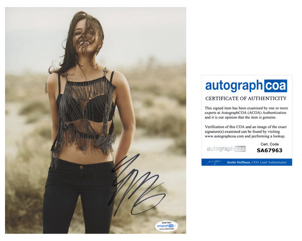 Michelle Rodriguez Sexy Signed Autograph 8x10 Photo ACOA