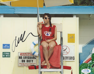 Aubrey Plaza Sexy Signed Autograph 8x10 Photo ACOA