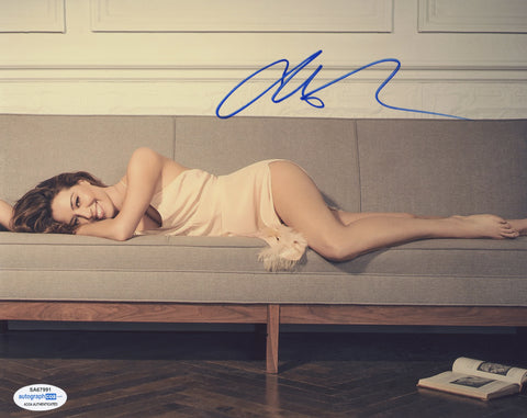 Aubrey Plaza Sexy Signed Autograph 8x10 Photo ACOA