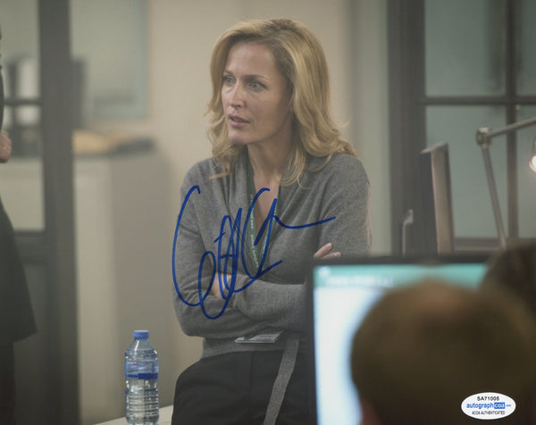 Gillian Anderson X-Files Signed Autograph 8x10 Photo ACOA