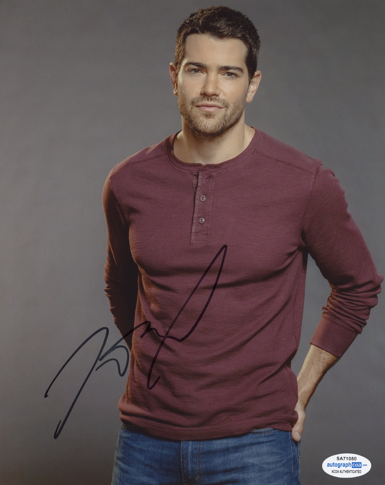 Jesse Metcalfe Chesapeake Shores Signed Autograph 8x10 Photo ACOA