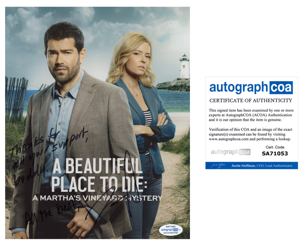 Jesse Metcalfe Chesapeake Shores Signed Autograph 8x10 Photo ACOA