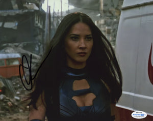 Olivia Munn X-Men Signed Autograph 8x10 Photo ACOA