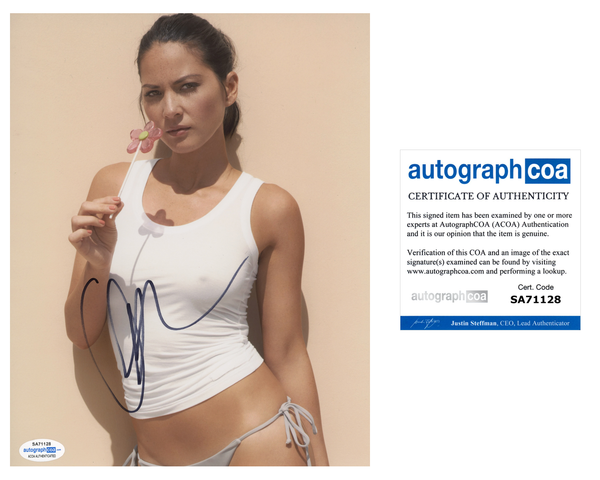 Olivia Munn Sexy Signed Autograph 8x10 Photo ACOA