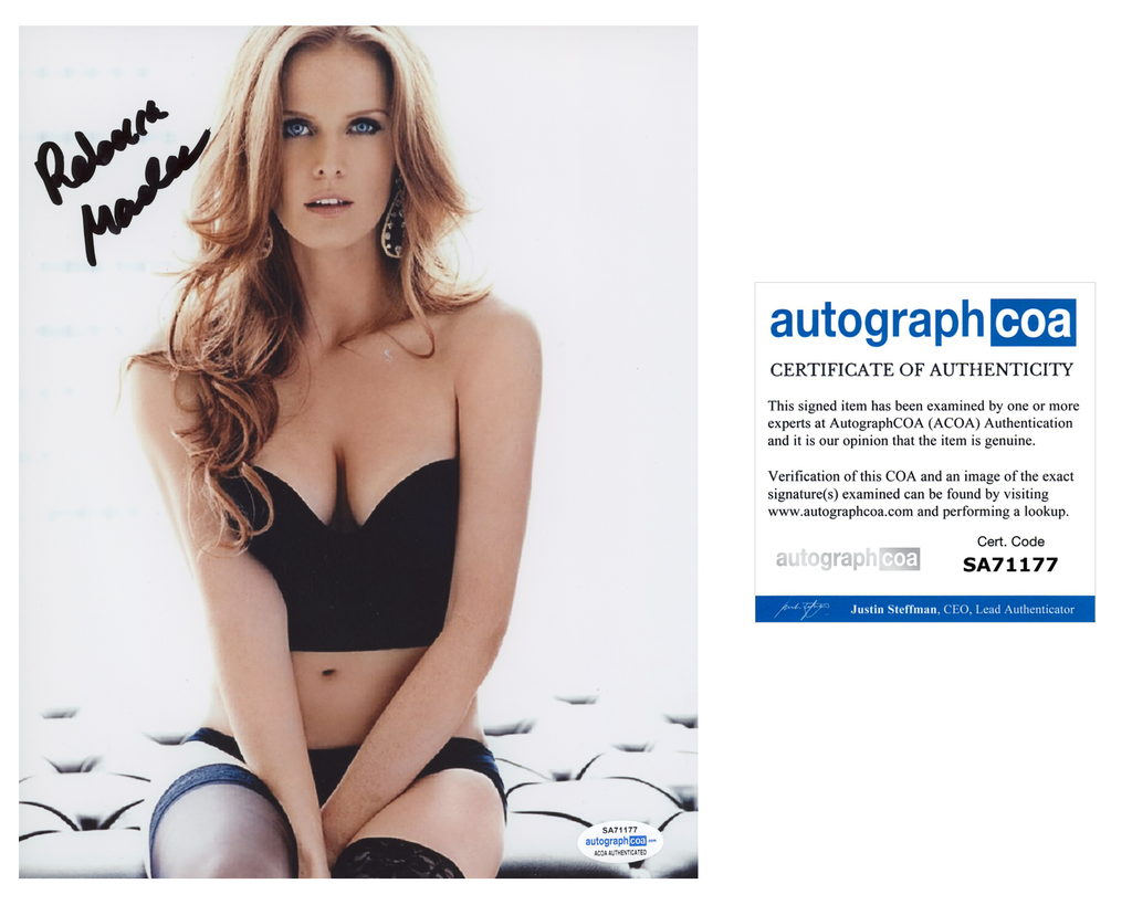 Rebecca Mader Sexy Signed Autograph 8x10 Photo ACOA Outlaw Hobbies Authentic Autographs