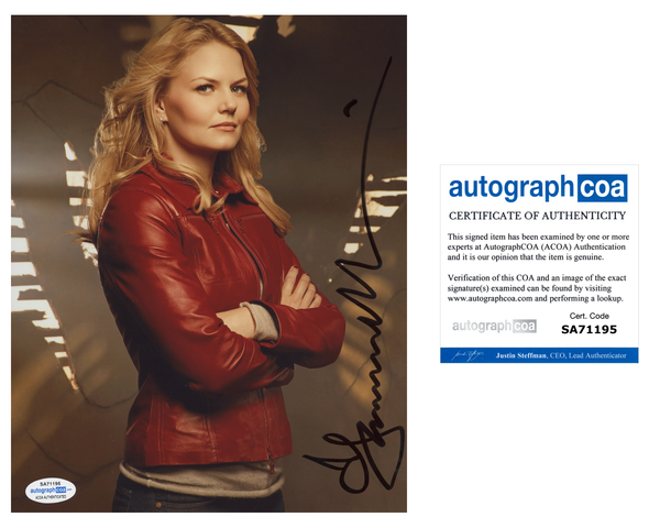 Jennifer Morrison Once Upon A Time Signed Autograph 8x10 Photo ACOA