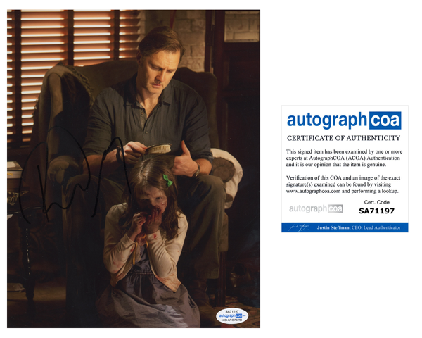 David Morrissey Walking Dead Signed Autograph 8x10 Photo ACOA