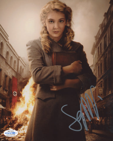 Sophie Nelisse Book Thief Signed Autograph 8x10 Photo ACOA