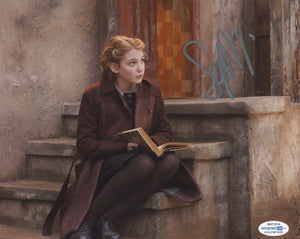 Sophie Nelisse Book Thief Signed Autograph 8x10 Photo ACOA