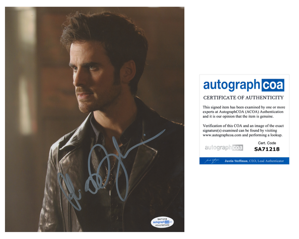 Colin O'Donoghue Once Upon A Time Signed Autograph 8x10 Photo ACOA