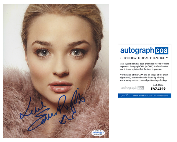 Emma Rigby The Protector Signed Autograph 8x10 Photo ACOA