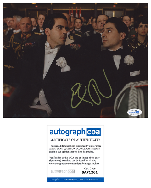 Eli Roth Inglorious Basterds Signed Autograph 8x10 Photo ACOA