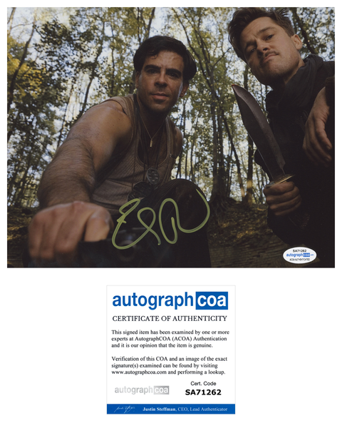 Eli Roth Inglorious Basterds Signed Autograph 8x10 Photo ACOA