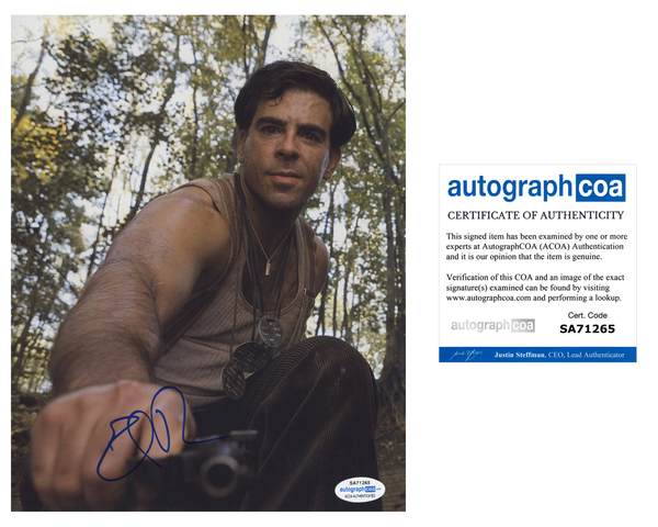 Eli Roth Inglorious Basterds Signed Autograph 8x10 Photo ACOA