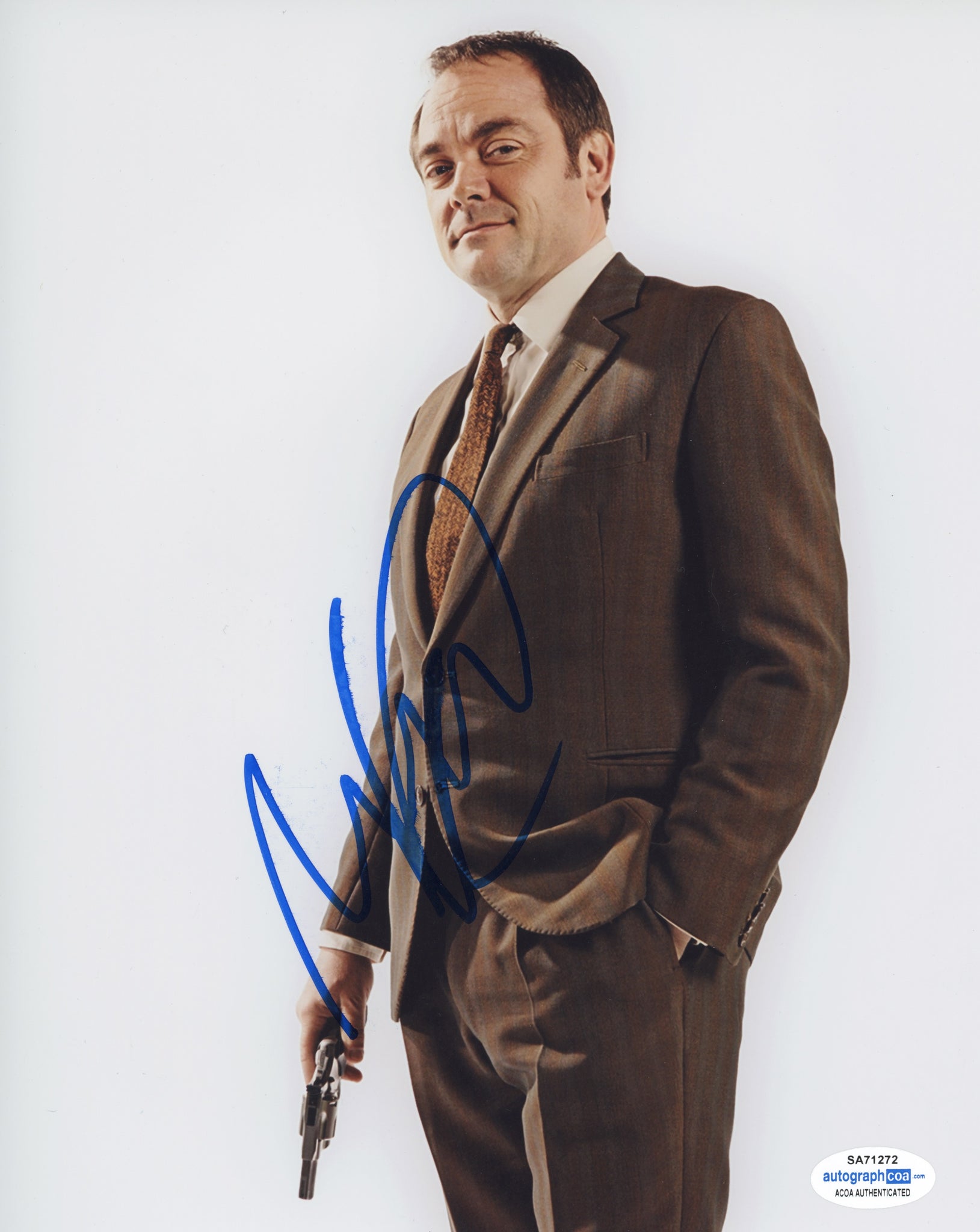 Mark Sheppard Doctor Who Signed Autograph 8x10 Photo ACOA