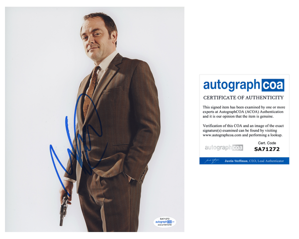 Mark Sheppard Doctor Who Signed Autograph 8x10 Photo ACOA