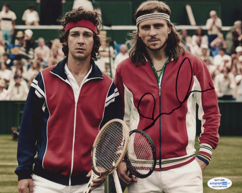 Sverrir Gudnason Borg vs McEnroe Signed Autograph 8x10 Photo ACOA