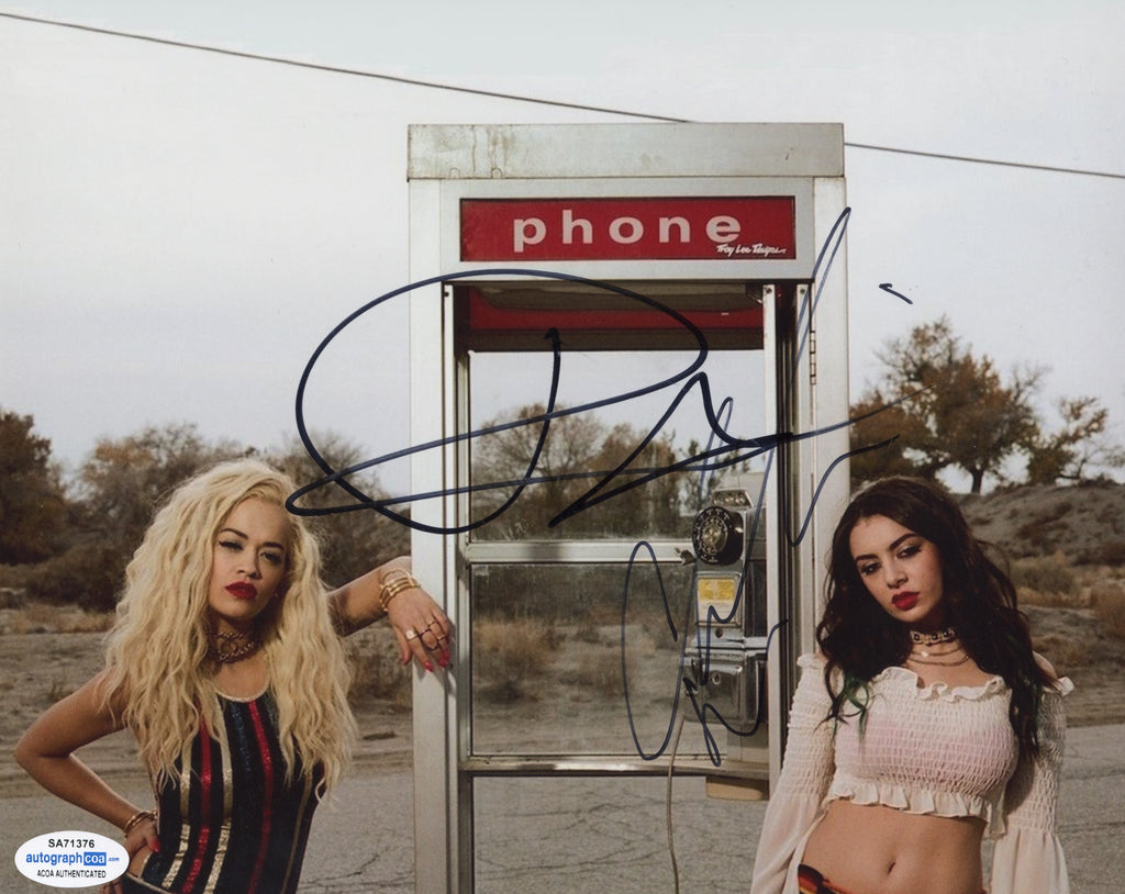 Rita Ora Charli XCX Signed Autograph 8x10 Photo ACOA | Outlaw Hobbies ...