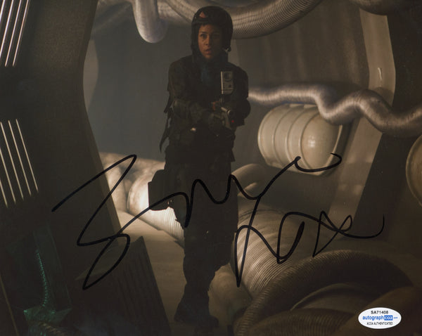 Zawe Ashton Doctor Who Signed Autograph 8x10 Photo ACOA