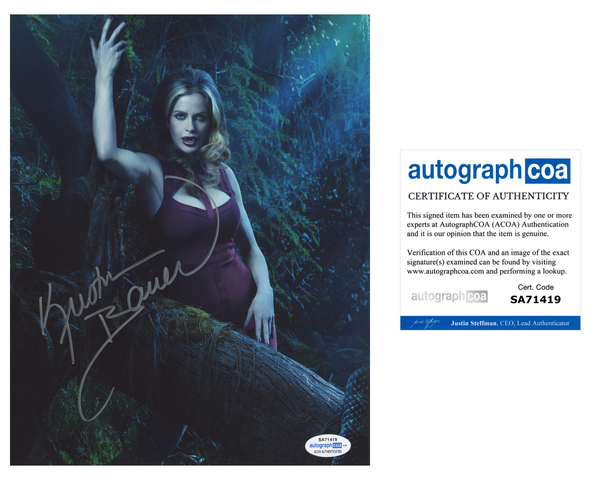 Kristin Bauer True Blood Signed Autograph 8x10 Photo ACOA