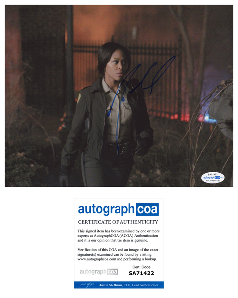 Nicole Beharie Sleepy Hollow Signed Autograph 8x10 Photo ACOA