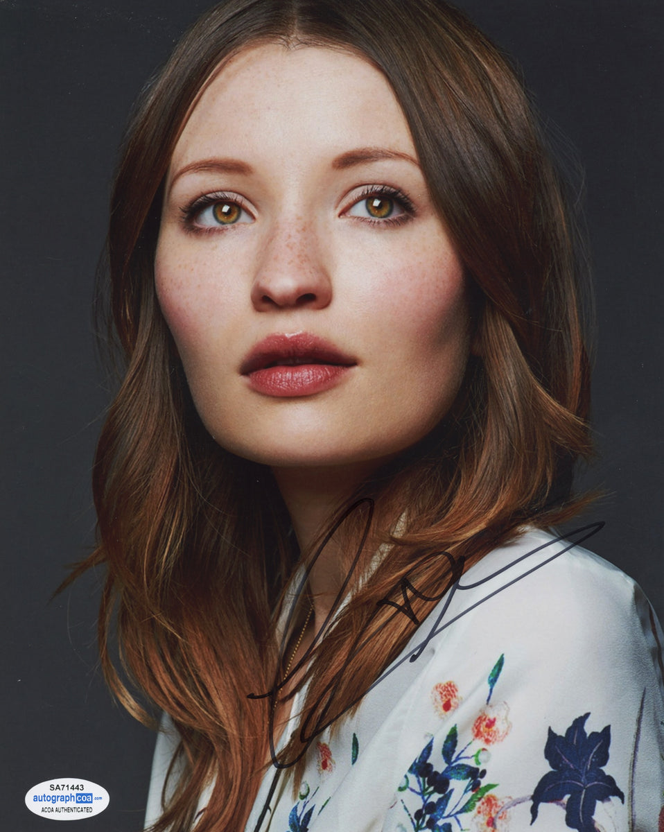 Emily Browning Sexy Signed Autograph 8x10 Photo ACOA | Outlaw Hobbies ...