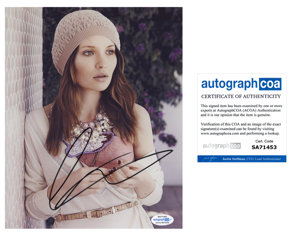 Emily Browning Sexy Signed Autograph 8x10 Photo ACOA