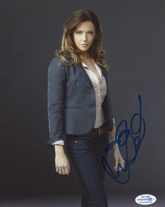 Katie Cassidy Arrow Signed Autograph 8x10 Photo ACOA