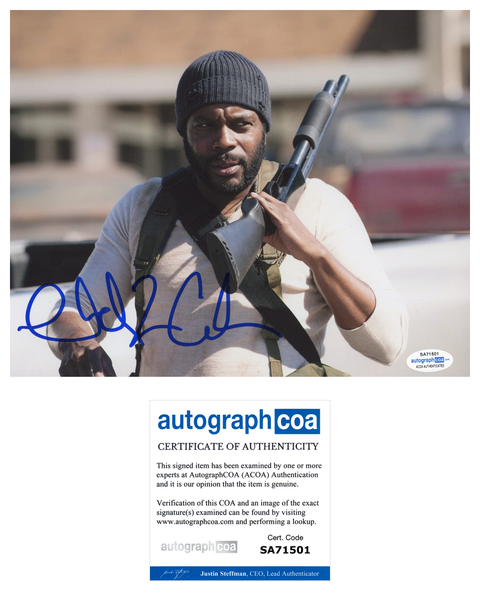 Chad L Coleman The Walking Dead Signed Autograph 8x10 Photo ACOA