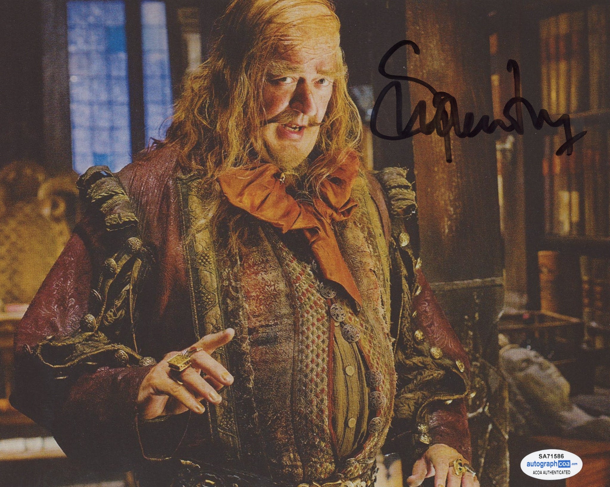 Stephen Fry The Hobbit Signed Autograph 8x10 Photo ACOA