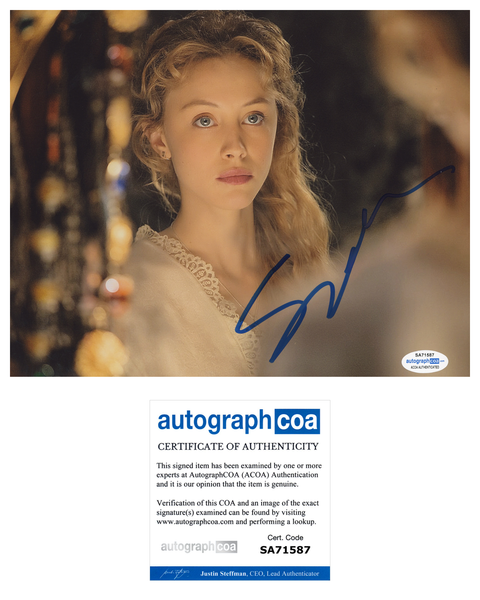 Sarah Gadon Dracula Signed Autograph 8x10 Photo ACOA