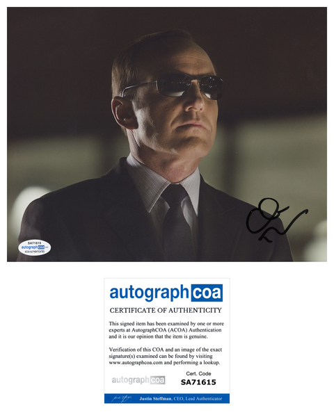 Clark Gregg Coulson Avengers Shield Signed Autograph 8x10 Photo ACOA