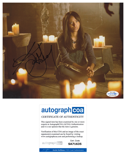 Kat Graham Vampire Diaries Signed Autograph 8x10 Photo ACOA