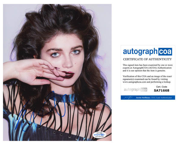 Eve Hewson Behind Her Eyes Signed Autograph 8x10 Photo ACOA