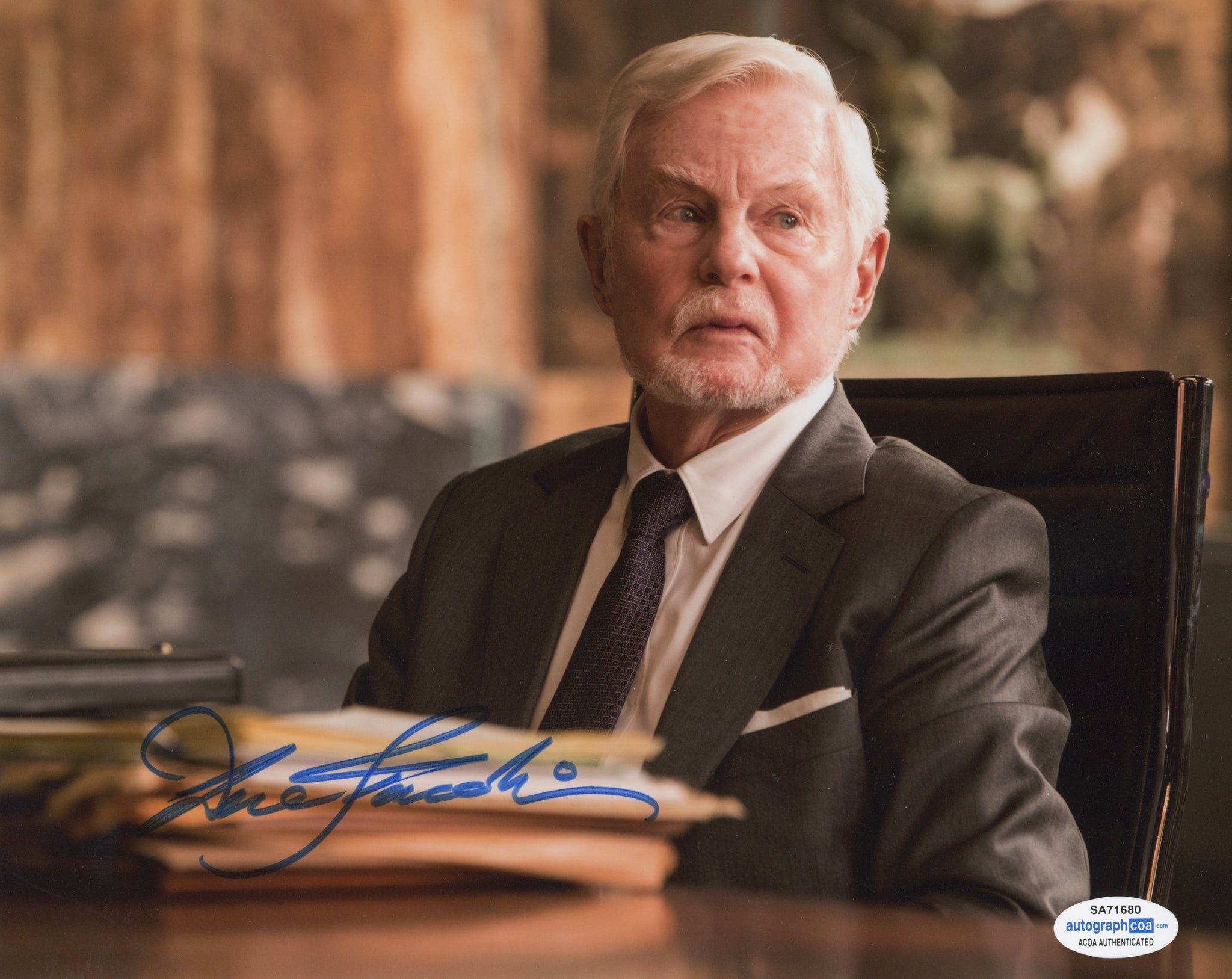 Derek Jacobi Tomb Raider Signed Autograph 8x10 Photo ACOA