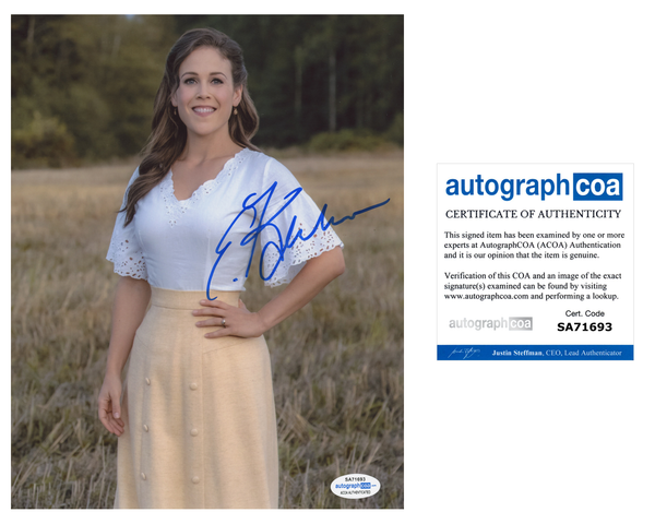 Erin Krakow When Calls the Heart Signed Autograph 8x10 Photo ACOA