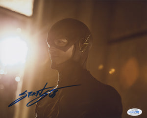 Grant Gustin The Flash Signed Autograph 8x10 Photo ACOA