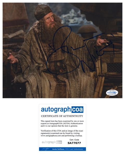 Bill Nighy Wrath of the Titans Signed Autograph 8x10 Photo ACOA